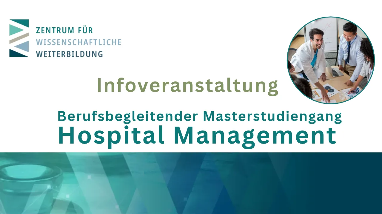 Alle Infos rund um den Masterstudiengangs Hospital Management auf einen Blick