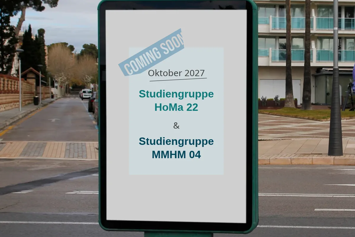 21.  HoMa-Studiengruppe gestartet, die nächsten Jahrgänge sind in Planung